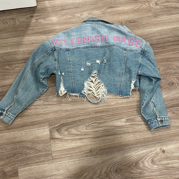 Kittenish ripped denim jacket - Picture 6 of 6